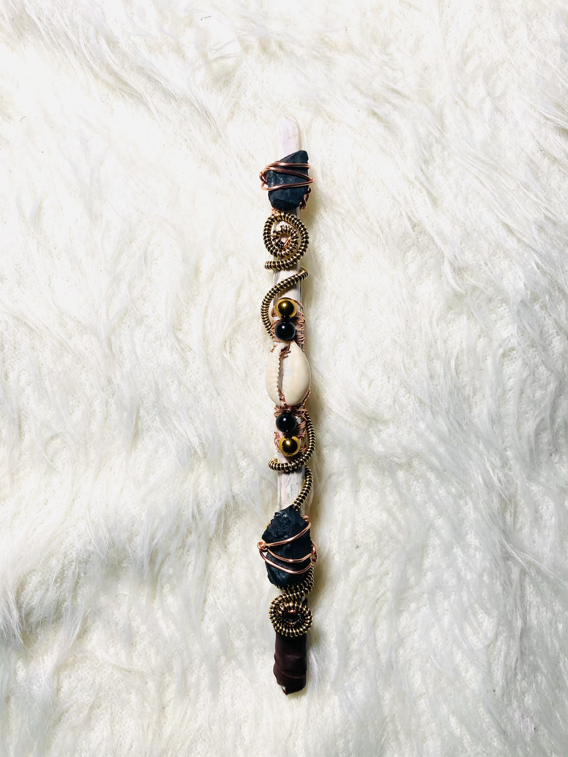 Magical Wands: Protection|Shungite Multi Stone Combo Protection Wand