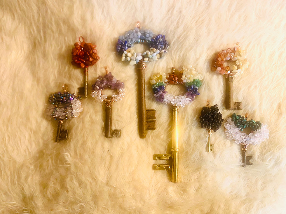 Thumbnail: Skeleton Keys| Amethyst and Mother of Pearl Key