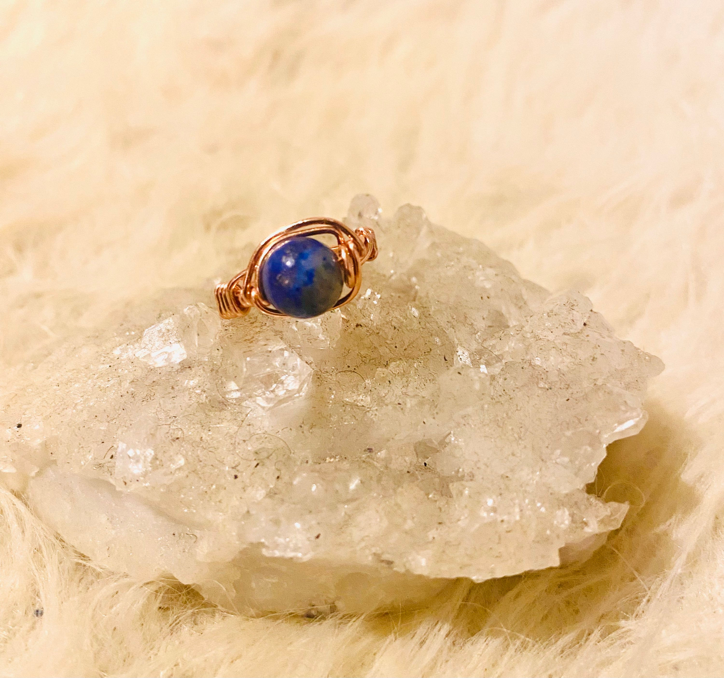 RINGS: Lapis Lazuli w/ Copper (Various Size)