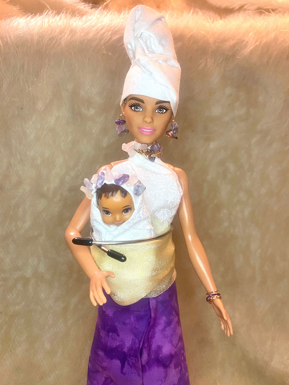 Thumbnail: Royalty Line| Ancient Royal Dolls: Angel and Baby (Fertility Duo)