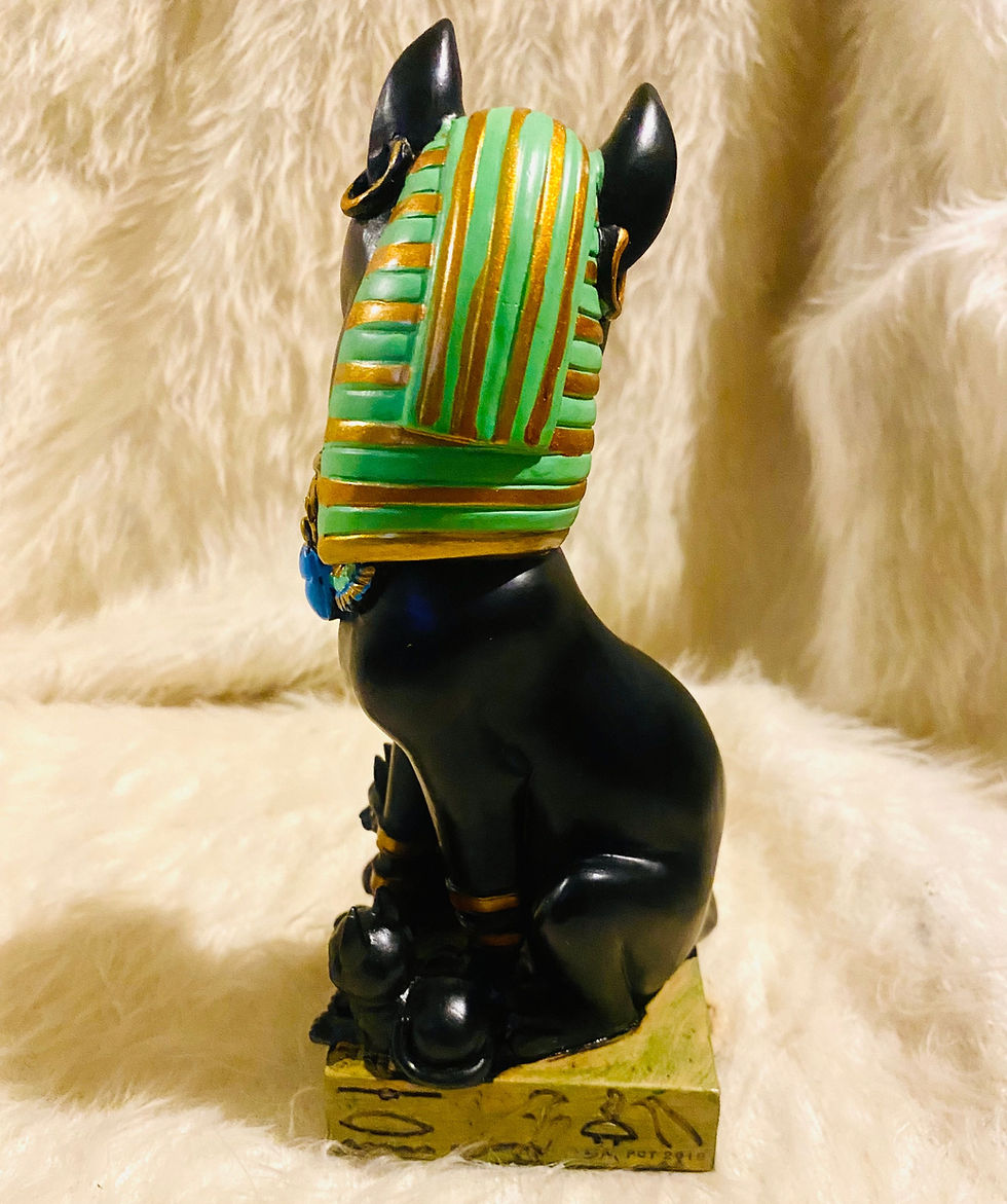 Thumbnail: Ancient Egyptian Deity |Bastet w/ Kittens Statue