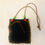 Thumbnail: Black Suede Medicine Pouch 5 inches 