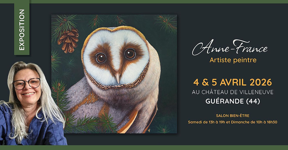 EXPOSITION LES 4 ET 5 AVRIL AU CHÂTEAU DE VILLENEUVE À GUÉRANDE