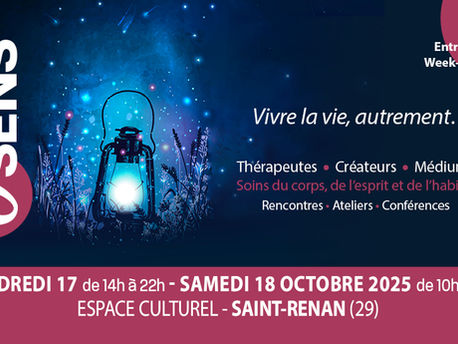 Rencontres du 6e Sens à Saint-Renan (29), le programme