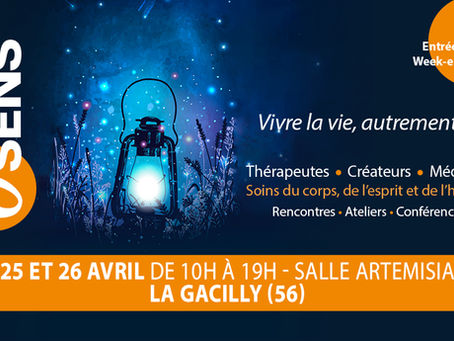 EXPOSITION LES 25 et 26 AVRIL AUX RENCONTRES DU 6e SENS à LA GACILLY (56)