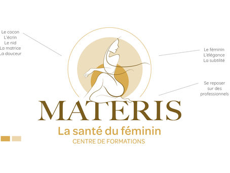 Création d'un LOGO pour le Centre de formation MATERIS, la santé au féminin.