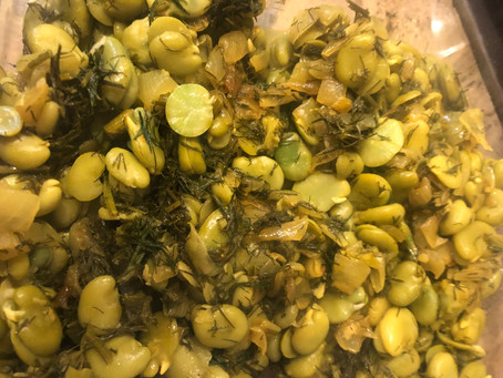 Baghali Ghatogh: Fava Beans and Dill Stew