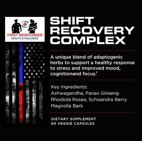 Shift Recovery Complex Supplement | First Responder Heal
