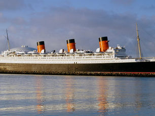 View of the exterior of the Queen Mary