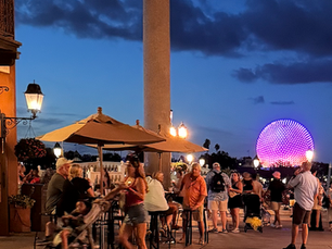 Crowds at EPCOT.