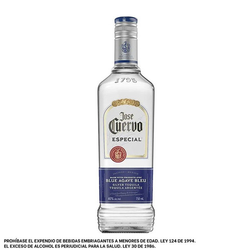 Tequila Jose Cuervo Plata Botella 750 ML Licorescapri
