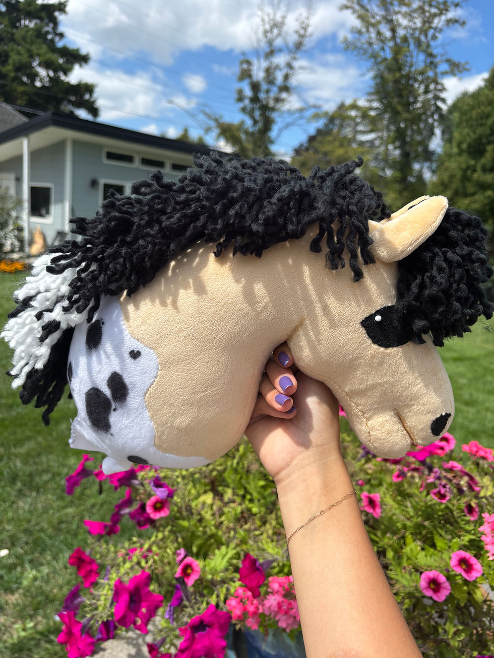 Thumbnail: Buckskin Appaloosa Hobbyhorse A5