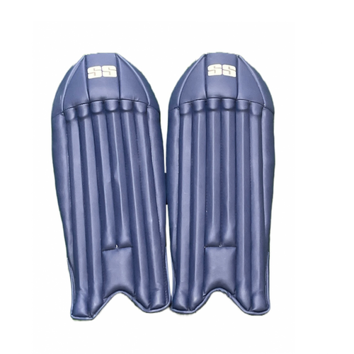 SS Platino Blue Wicket Keeping Pads Just Cricket Shop
