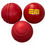 Thumbnail: EM Skill Red PVC Cricket Ball