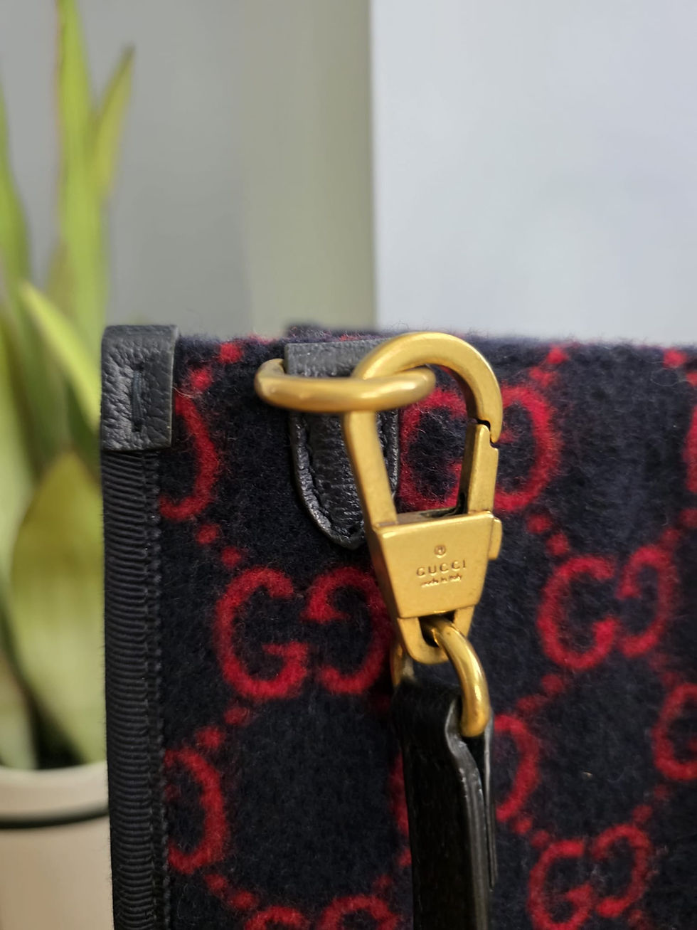 Thumbnail: Gucci GG Wool Tote Shopper Bag