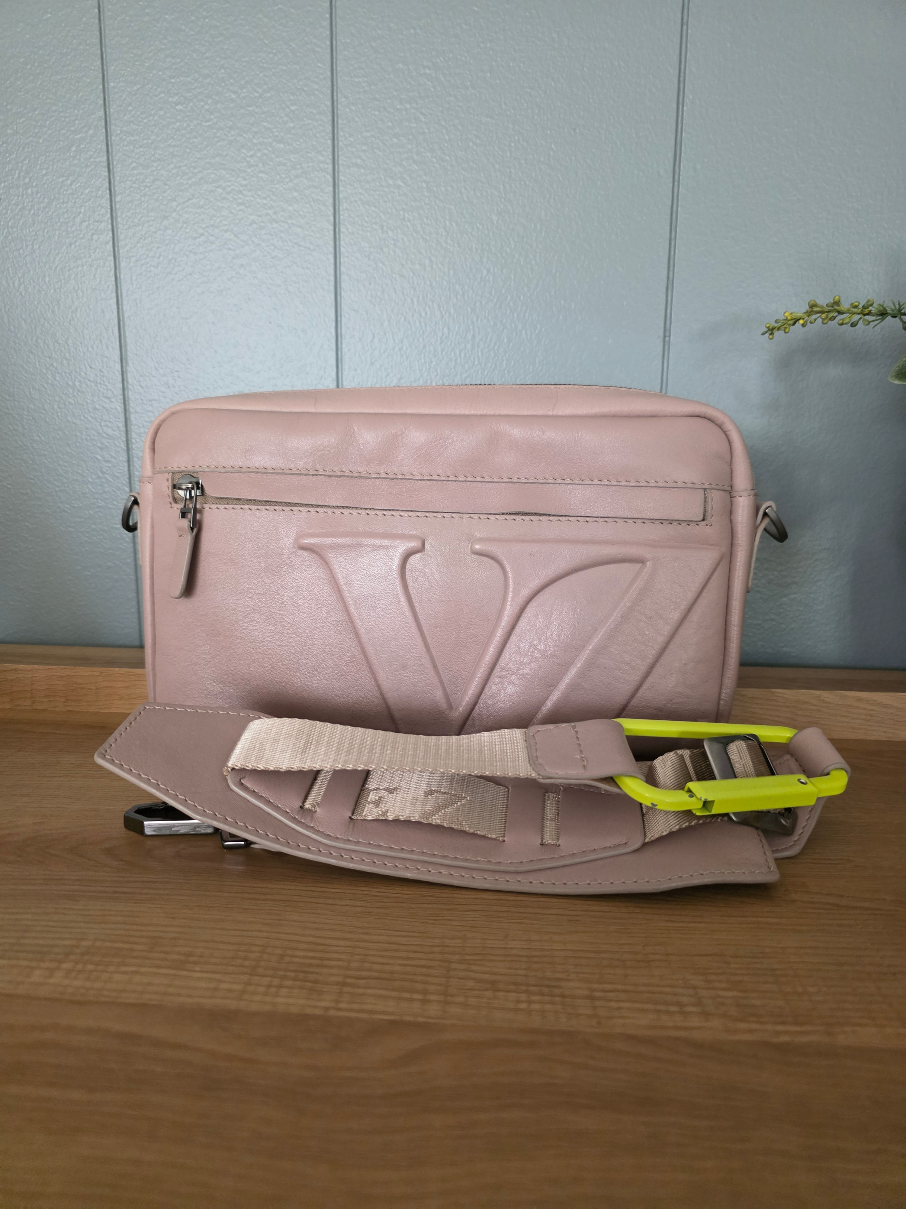 Velez Neon Sport Leather Crossbody for Men