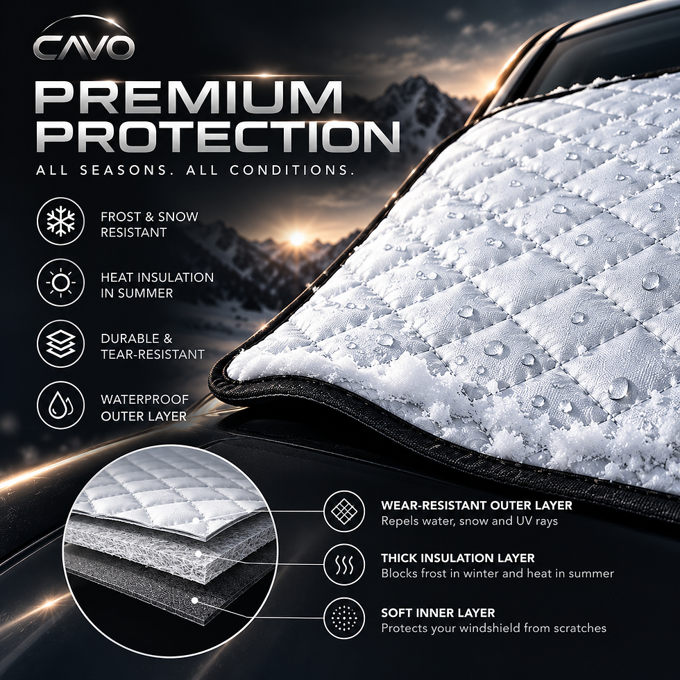 Thumbnail: Magnetic Car Windshield Snow Protector
