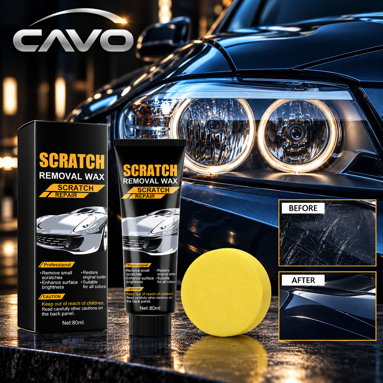 Car Scratch Removal Polish Cream