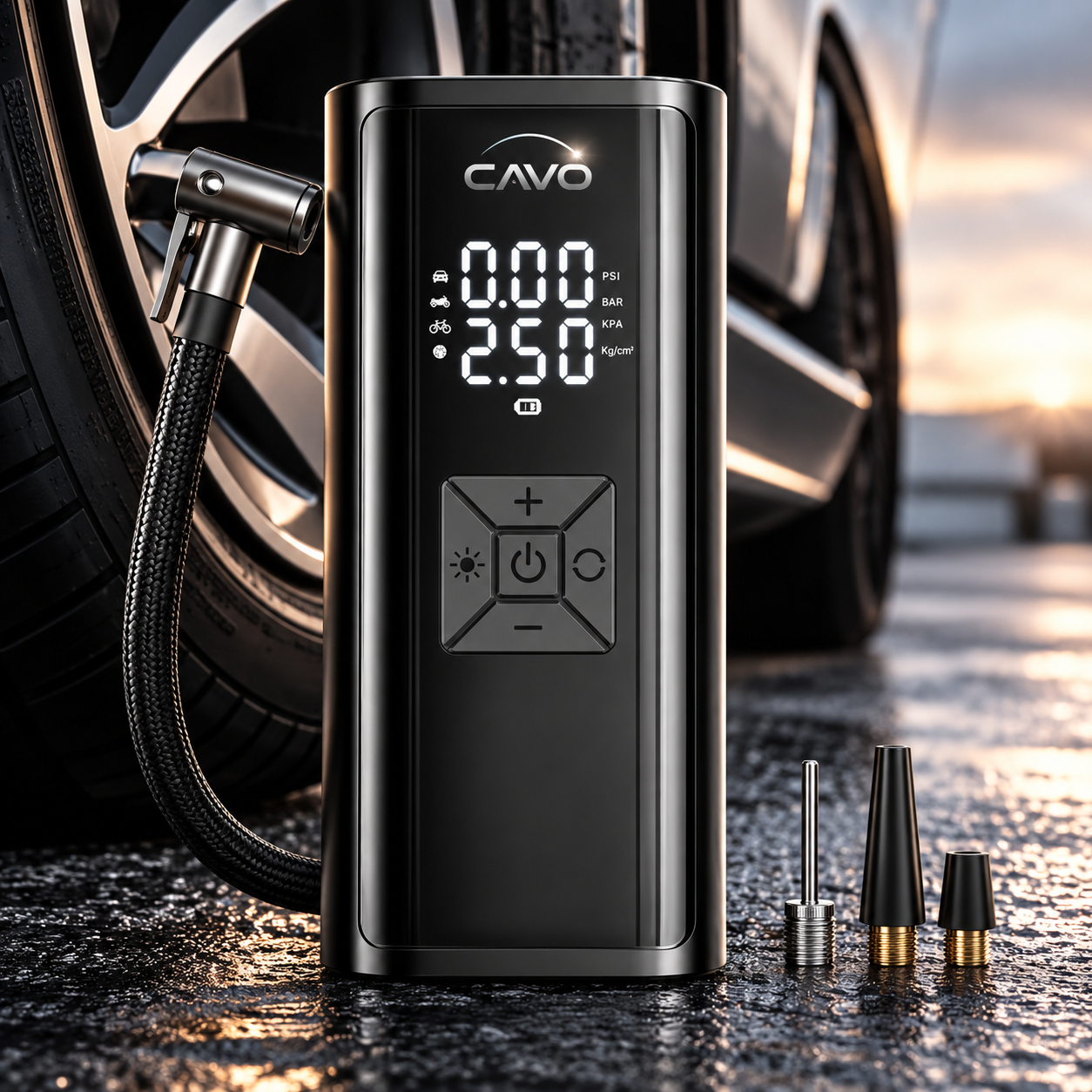 Portable Digital Car Tire Inflator Air Compressor Pump