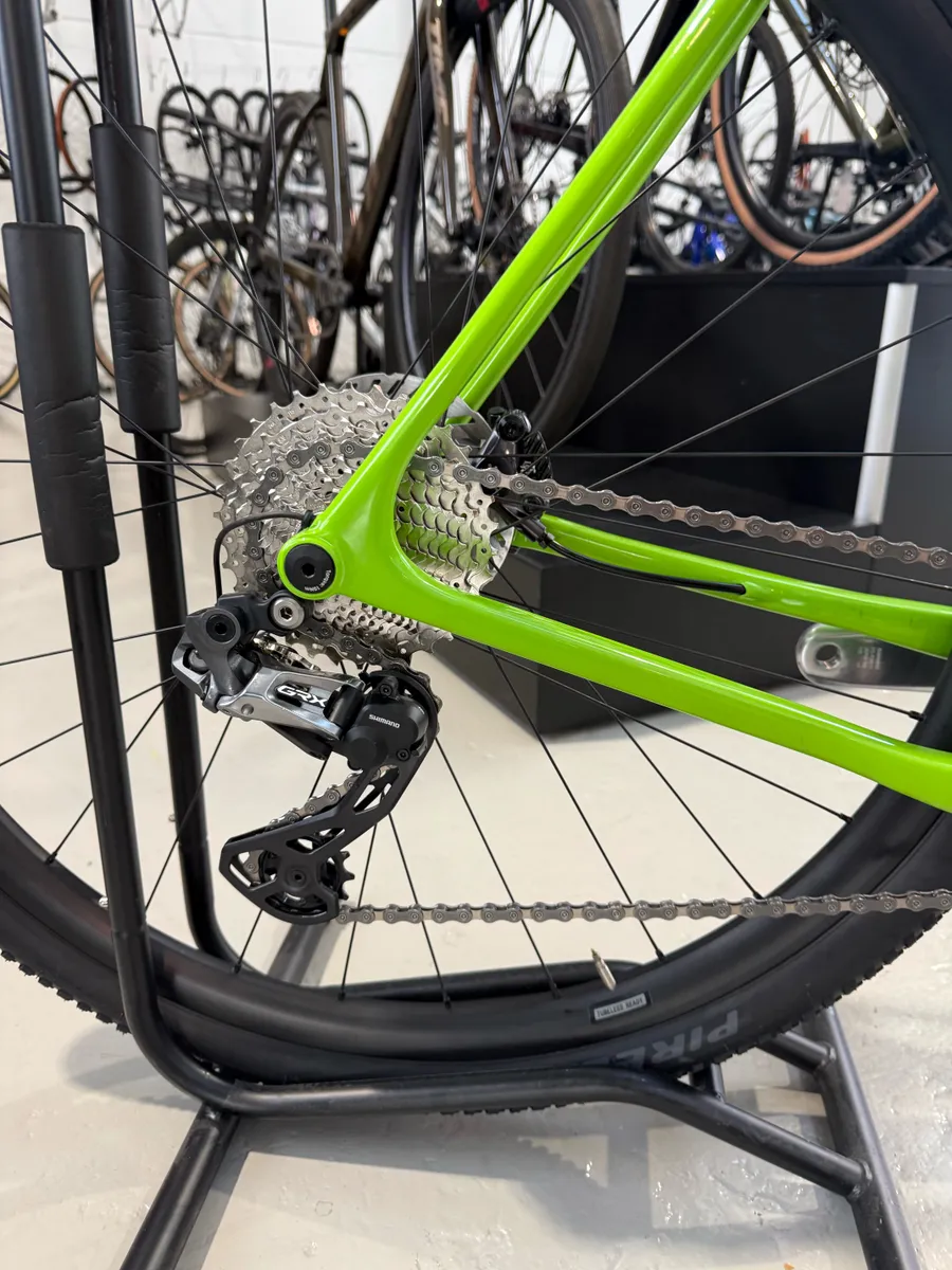 Miniaturbild: Gravelbike Open U.P. Green | Shimano GRX Di2 2x12