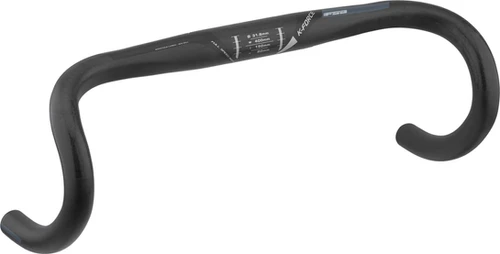 Guidon Vélo De Route FSA K-Force New Ergo En Carbone - 31,8 Mm - 400 Mm Noir - Occasion