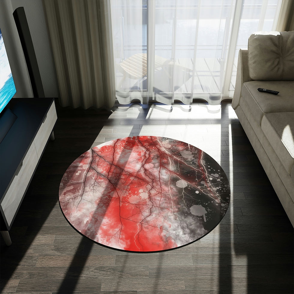 Thumbnail: Heartbeat Hotel Round Rug