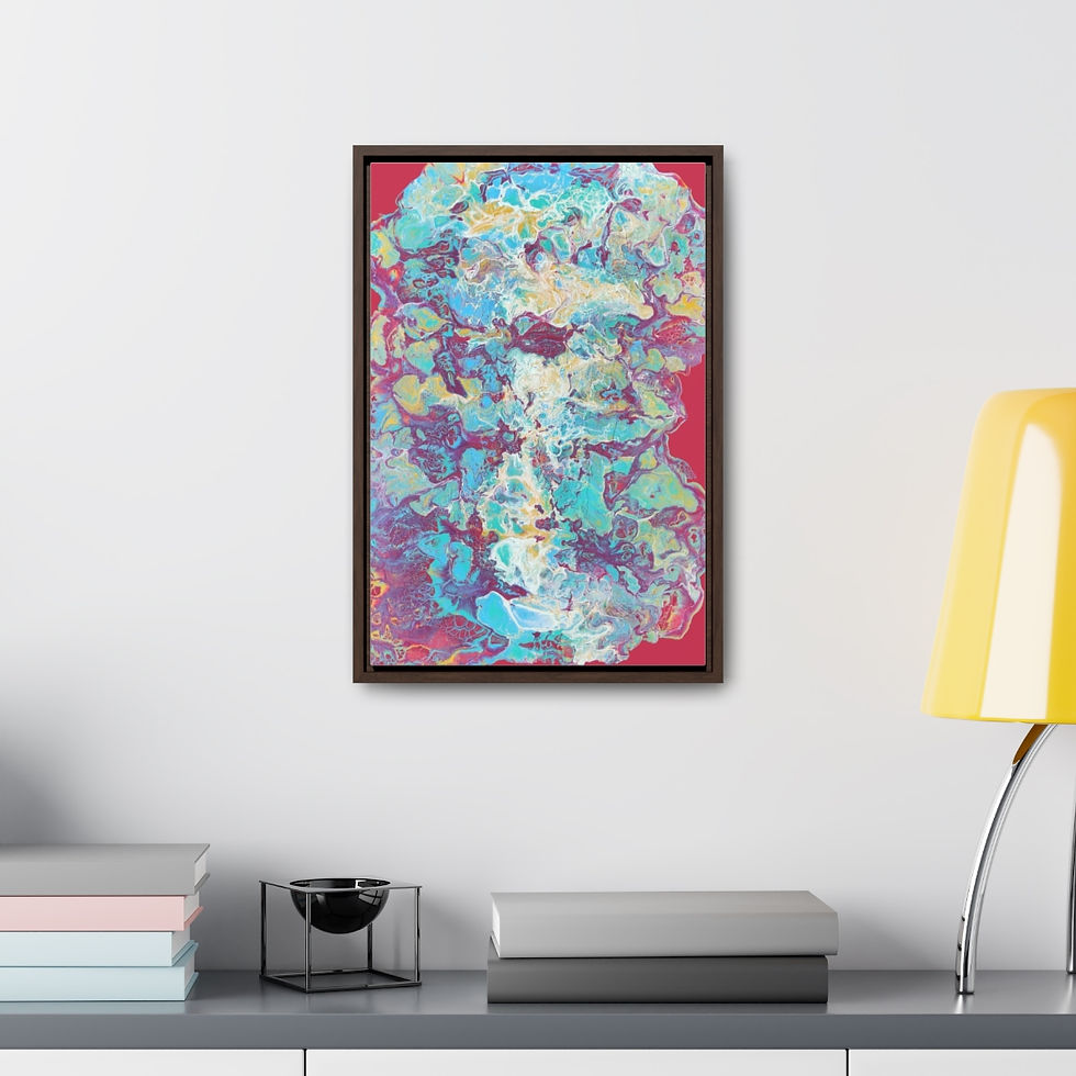 Thumbnail: Pretty Puffy Melody Canvas Wraps With Vertical Frame