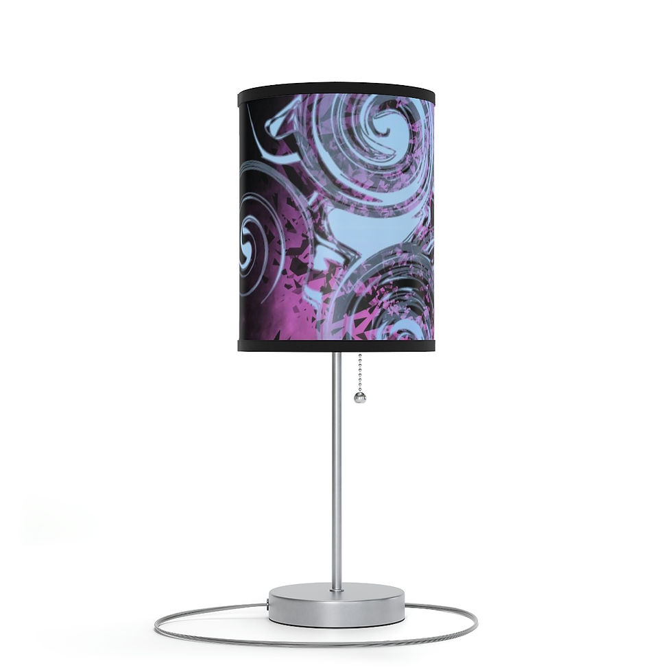 Thumbnail: Glowing Ghost Spiral Gears Stand-Up Lamp