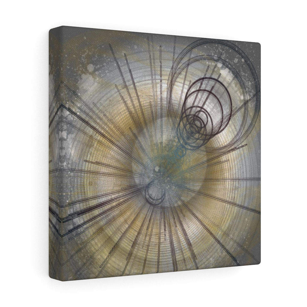 Hypnotic Clock Canvas Gallery Wraps