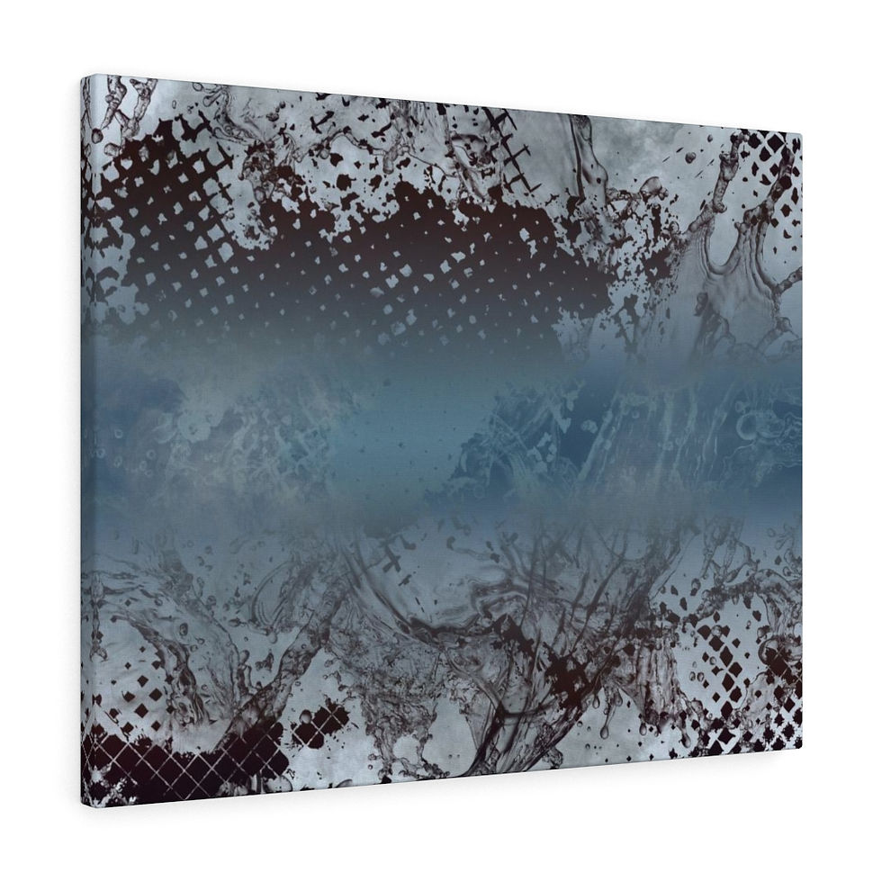 Thumbnail: Iceburg in Venice Waves Canvas Gallery Wraps