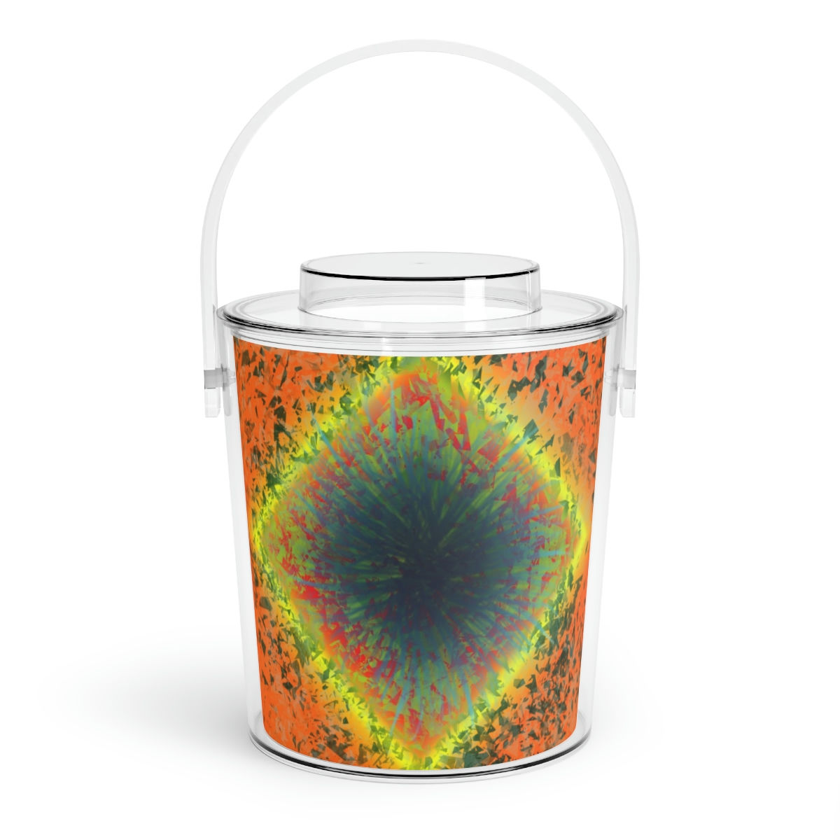 Shattered Dreams Ice Bucket with Tongs