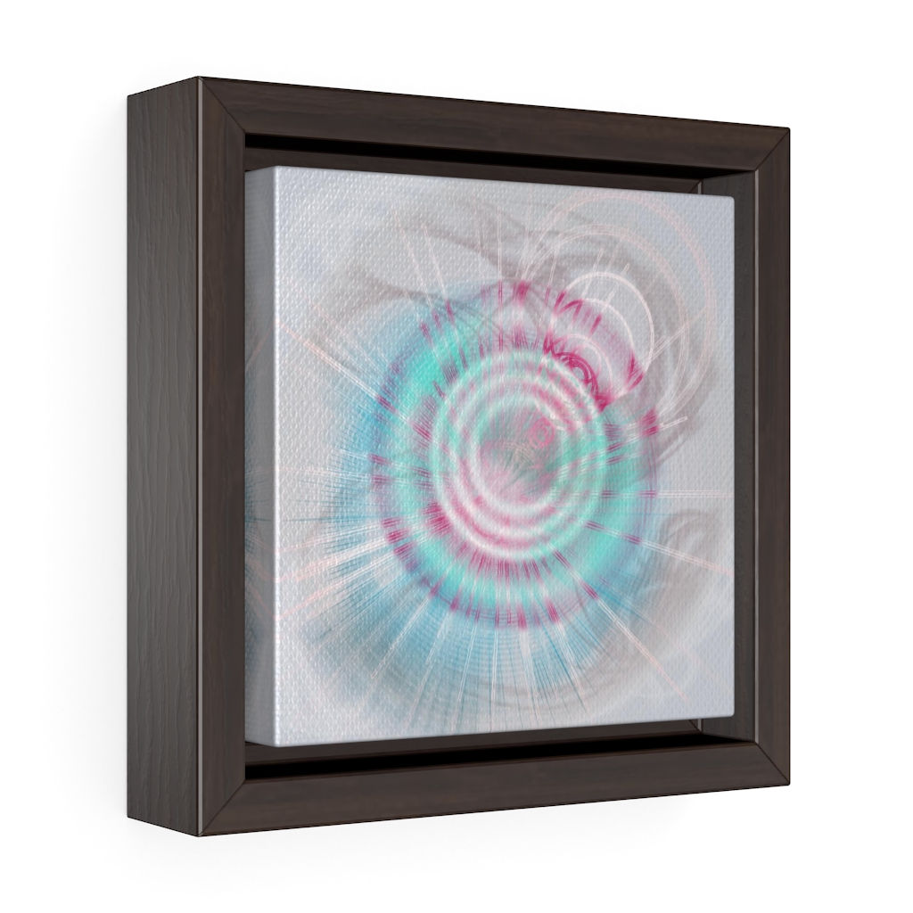 Purely Prismatic Gallery Canvas Wraps With Square Frame