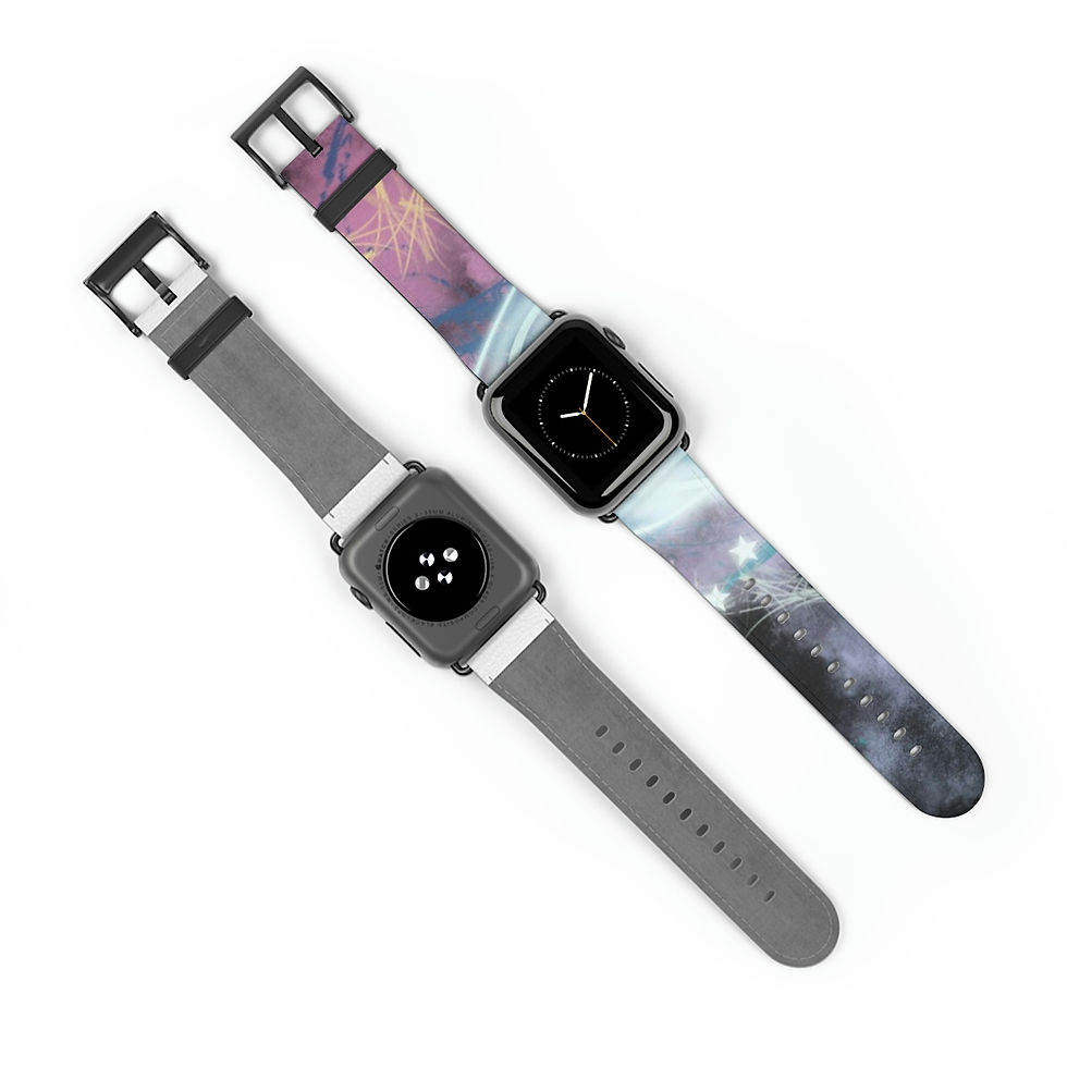 Thumbnail: Enchanting Tenderness Apple Leather Watch Band