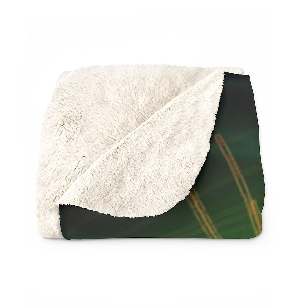 Thumbnail: Negative Orbit Sherpa Fleece Blanket