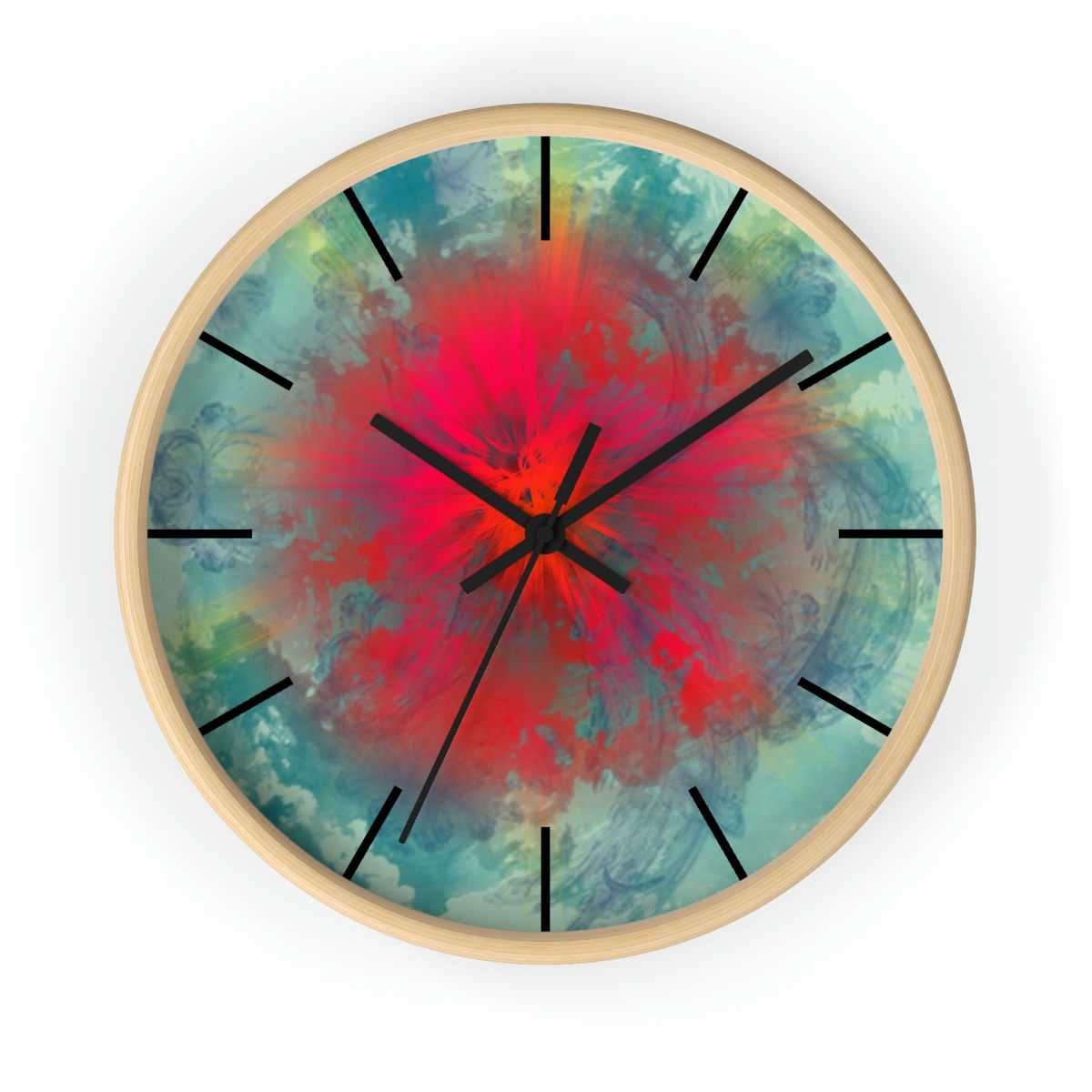 Gloaming Spray Wall Clock