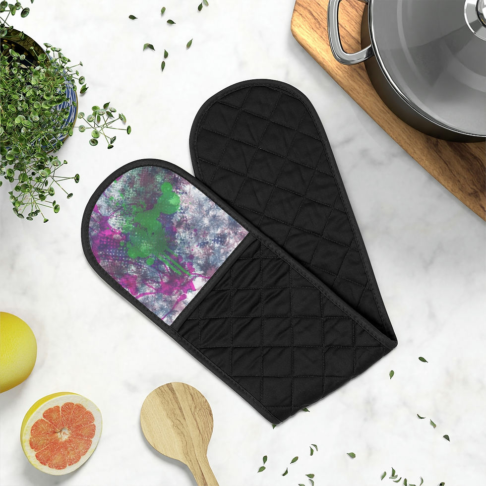 Thumbnail: Wannabe Graffiti Oven Mitts