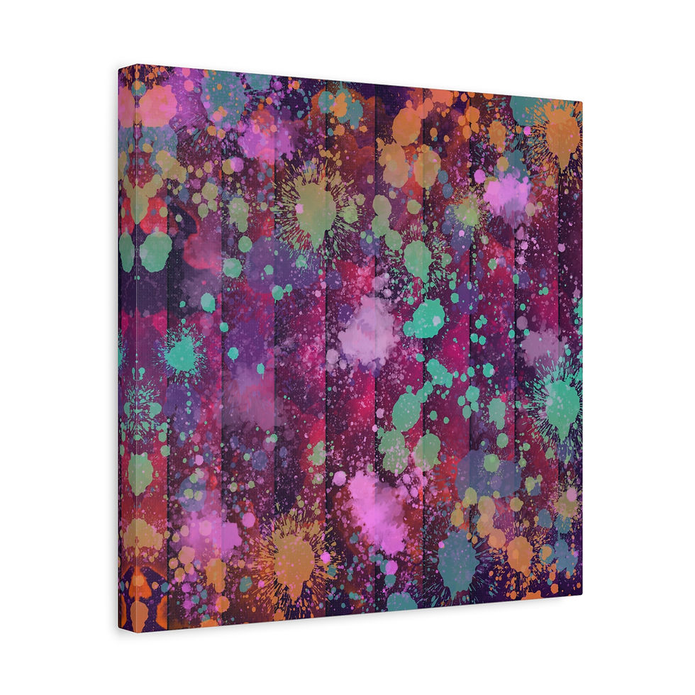 Thumbnail: Strawberry Mint Curtains Canvas Gallery Wraps