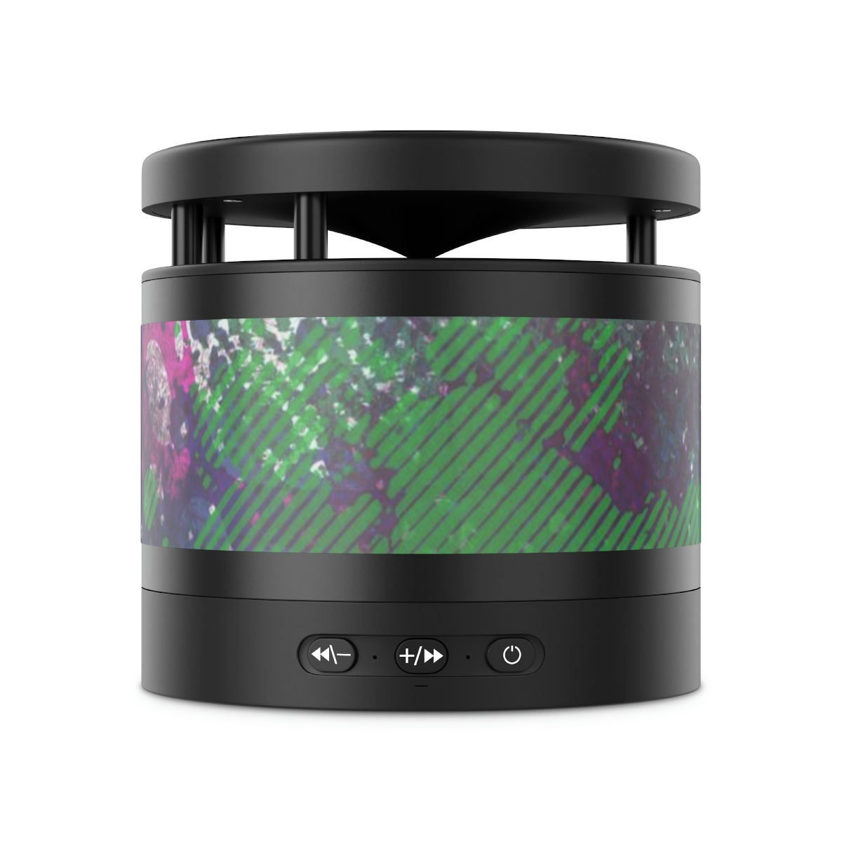 Wannabe Graffiti Metal Bluetooth Speaker and Wireless Charging Pad