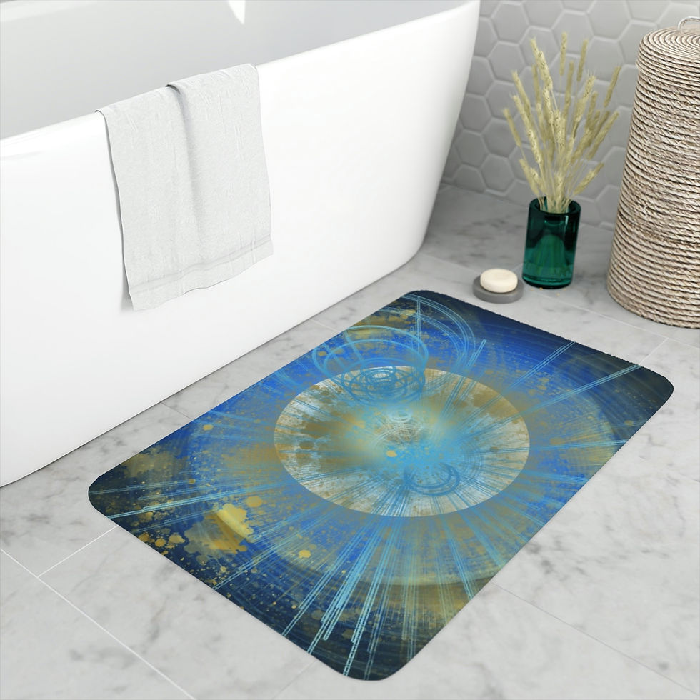 Thumbnail: Tranquil Home Star Memory Foam Bath Mat