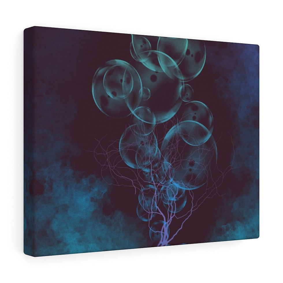 Thumbnail: Blueberry Dust Wand Canvas Gallery Wraps