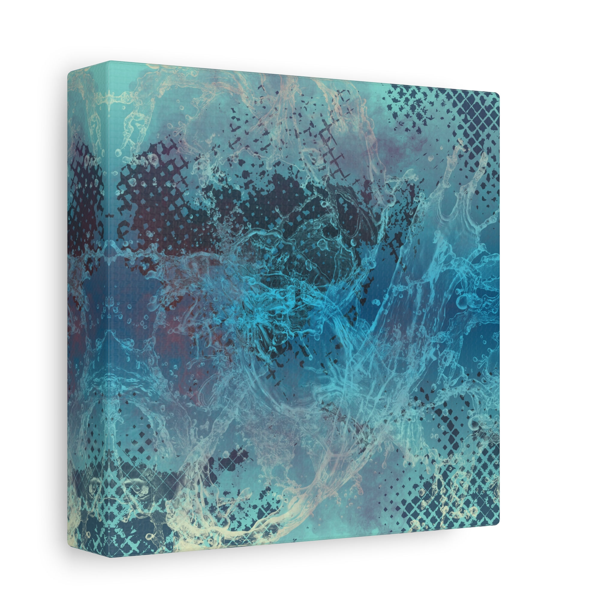 Metallic Mystery Waves Canvas Gallery Wraps