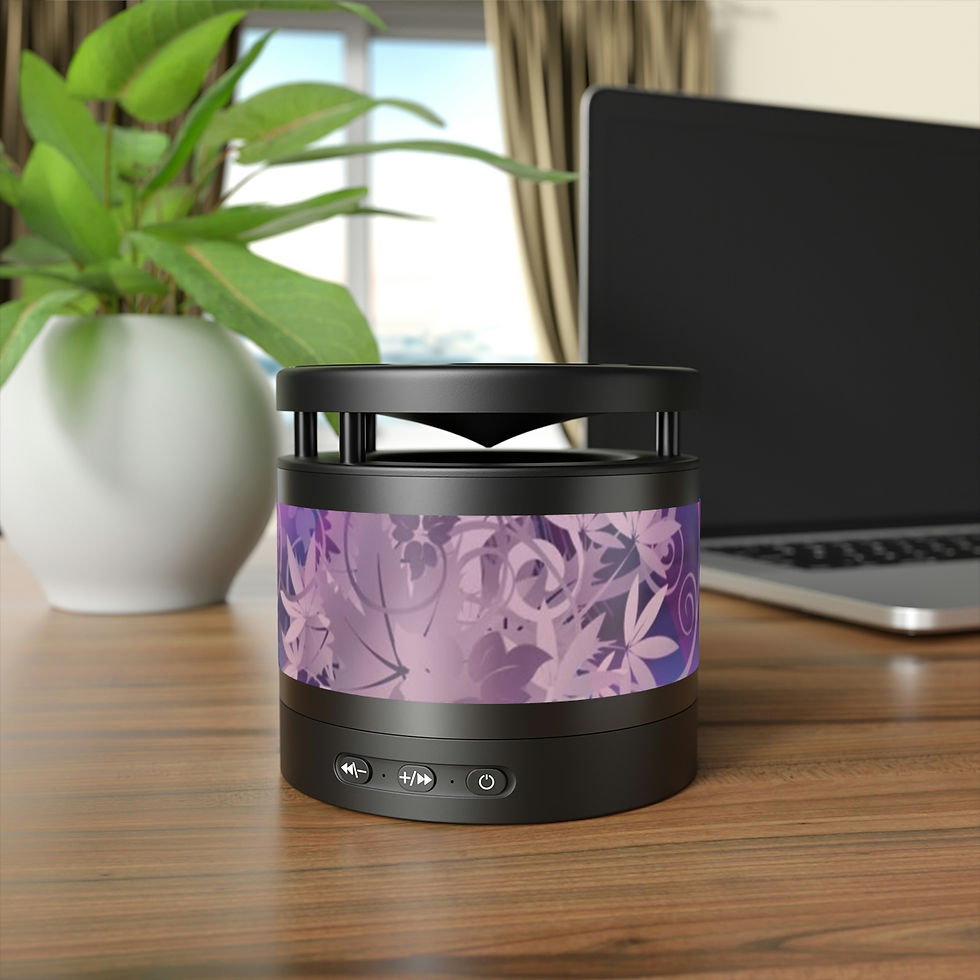 Thumbnail: Blissful Symphony Metal Bluetooth Speaker and Wireless Charging Pad