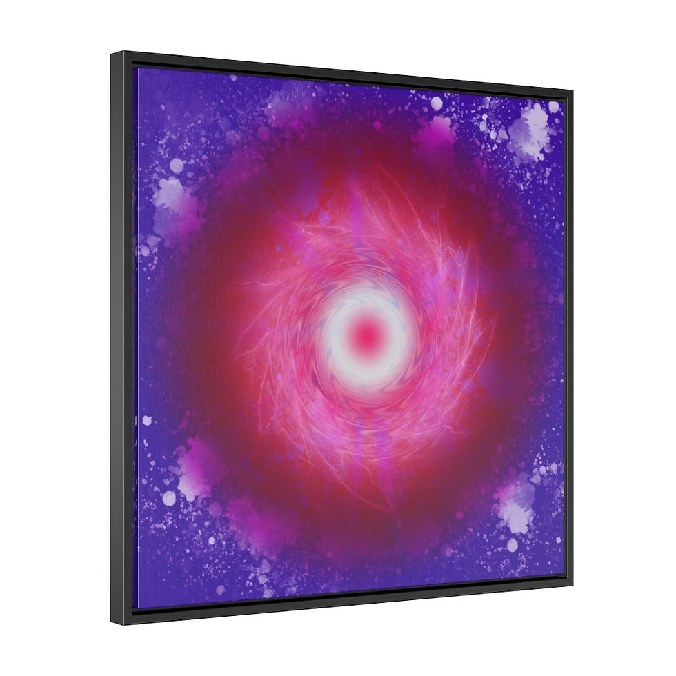 Thumbnail: Hypnotic Phenomenon Gallery Canvas Wraps With Square Frame