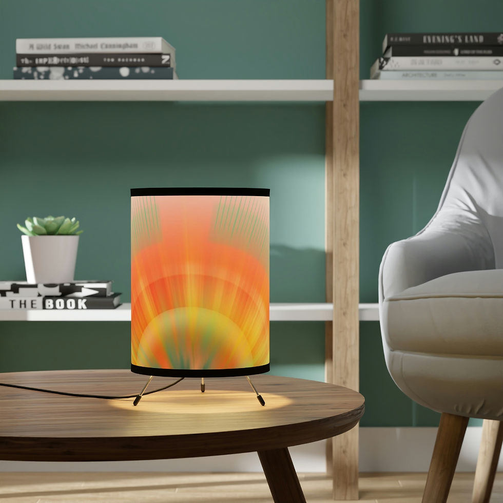 Thumbnail: Majestic Sunrise Tripod Lamp 