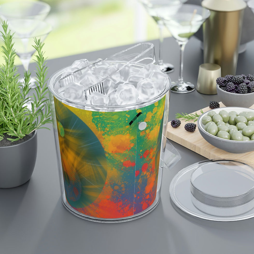 Thumbnail: Mystery Yin-Yang Ice Bucket with Tongs