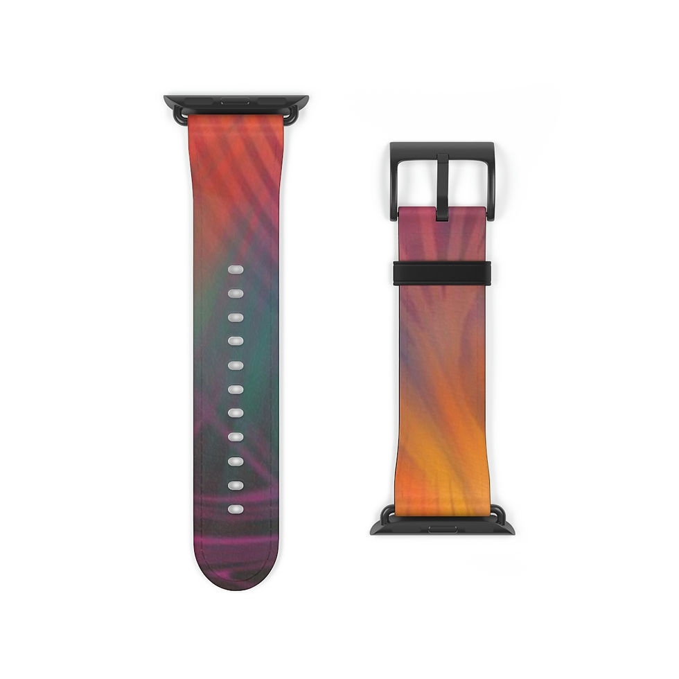 Thumbnail: Inner Light Apple Leather Watch Band