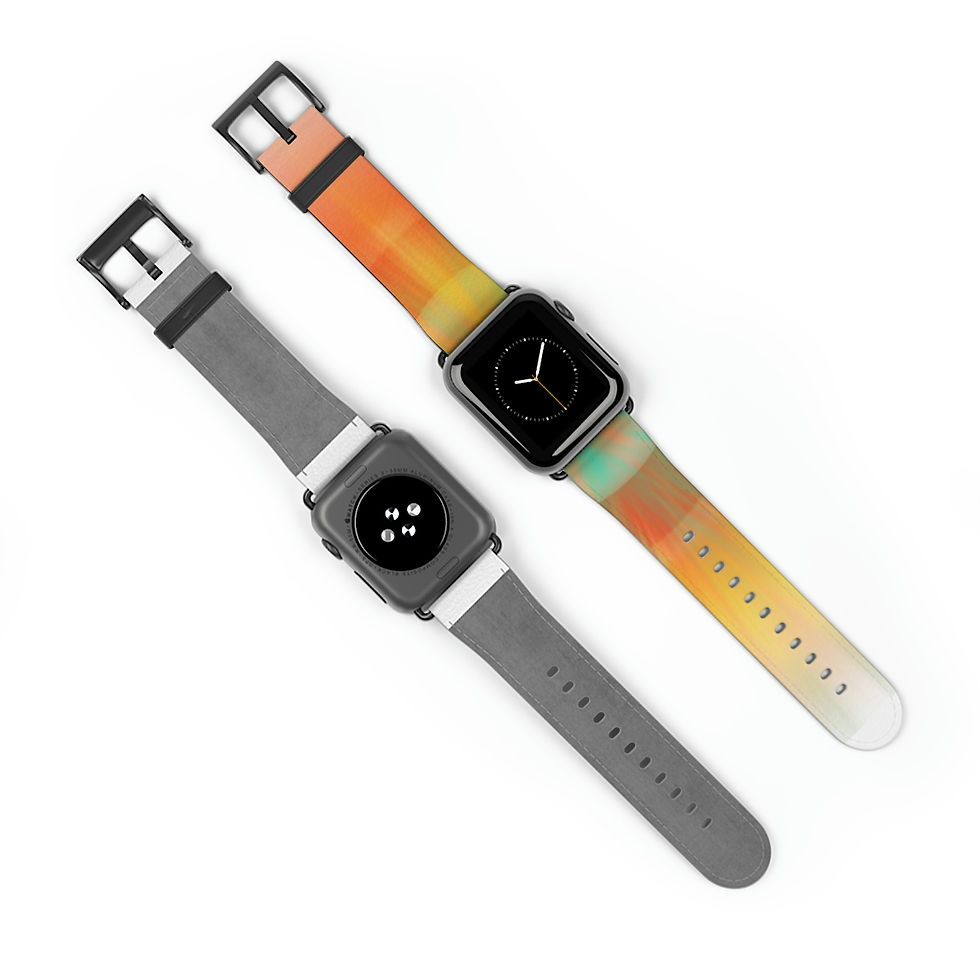 Thumbnail: Destination Heaven Apple Leather Watch Band
