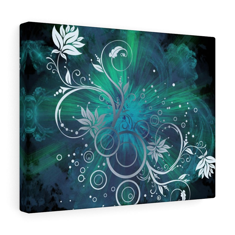 Thumbnail: Midnight Blossoms Canvas Gallery Wraps