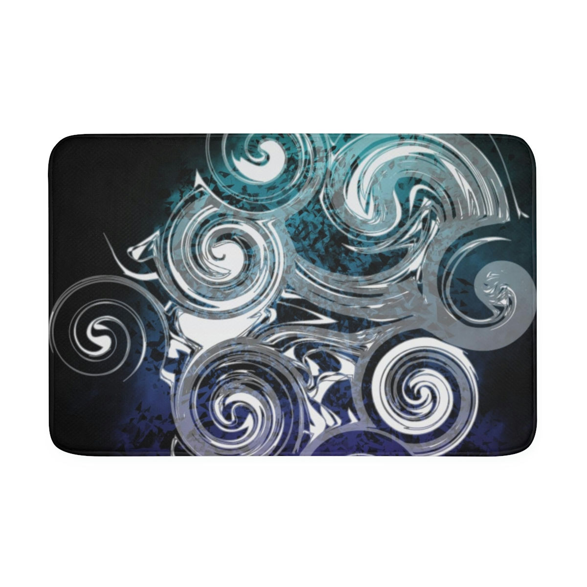 Visionary Invisible Spiral Gears Memory Foam Bath Mat