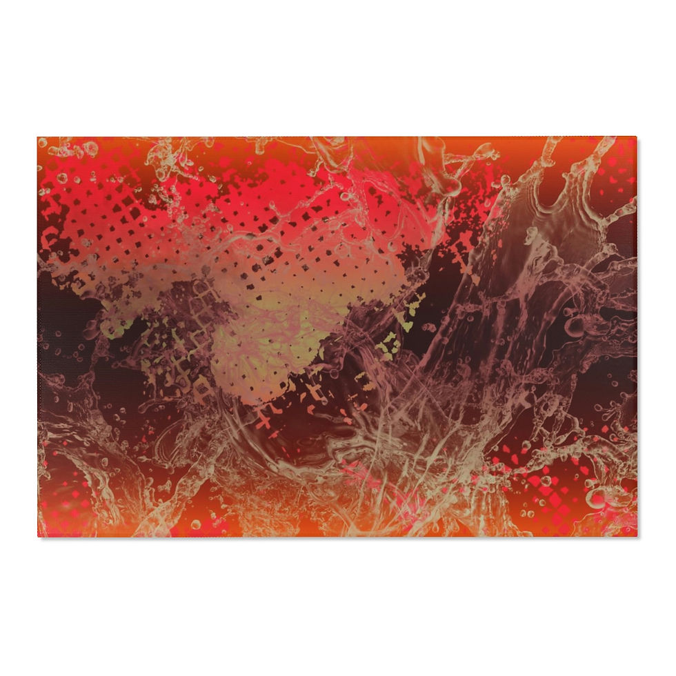 Thumbnail: Volcanic Rush Waves Area Rugs 